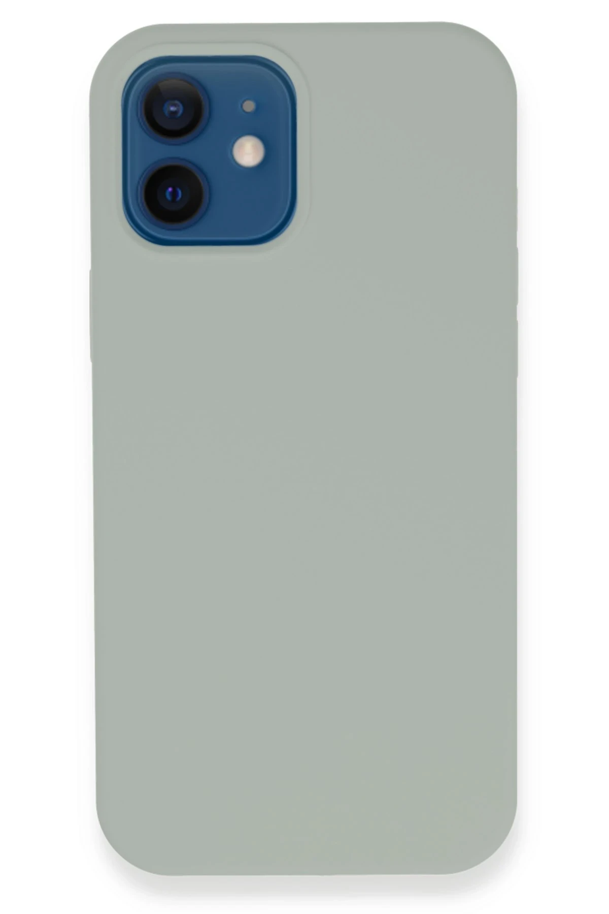 Newface iPhone 12 Kılıf Lansman Legant Silikon - Açık Gri