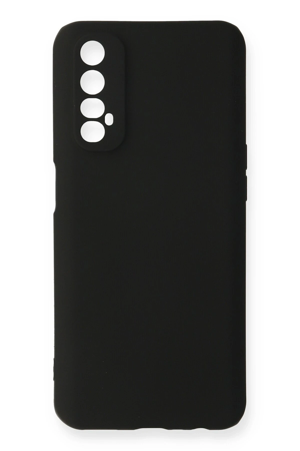 Newface Realme 7 Kılıf First Silikon - Siyah