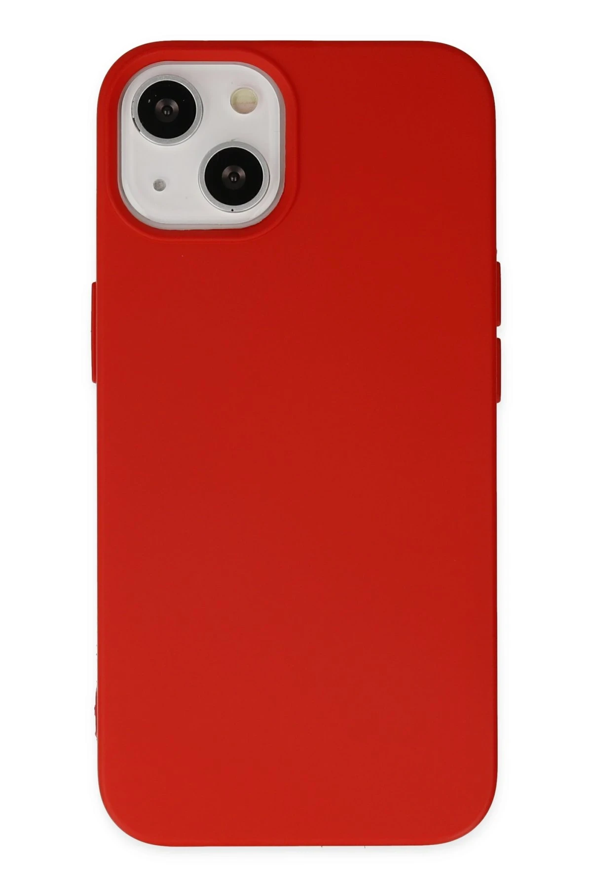 Newface iPhone 15 Pro Kılıf Nano içi Kadife Silikon - Kırmızı