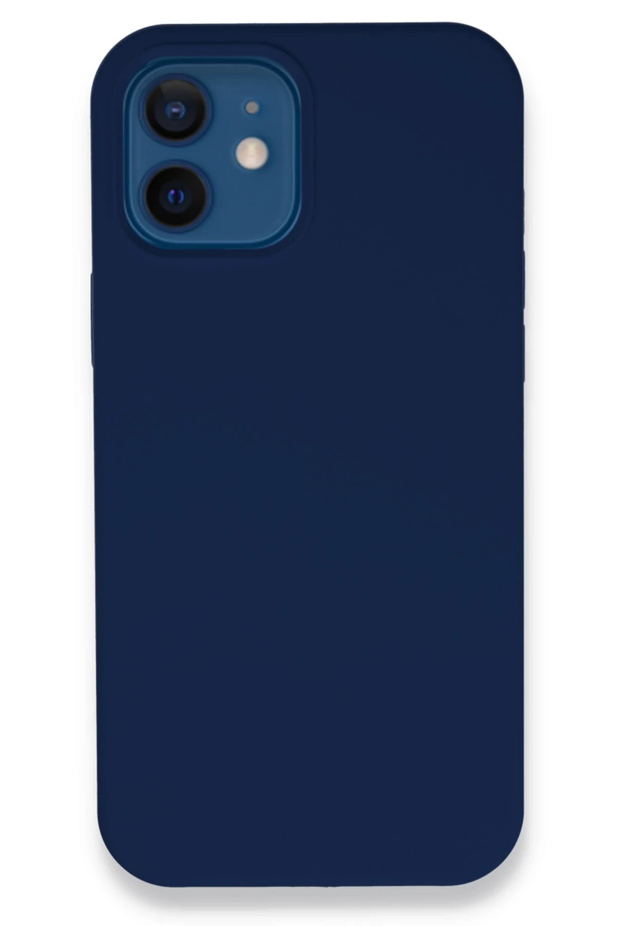 Newface iPhone 12 Kılıf Lansman Legant Silikon - Lacivert