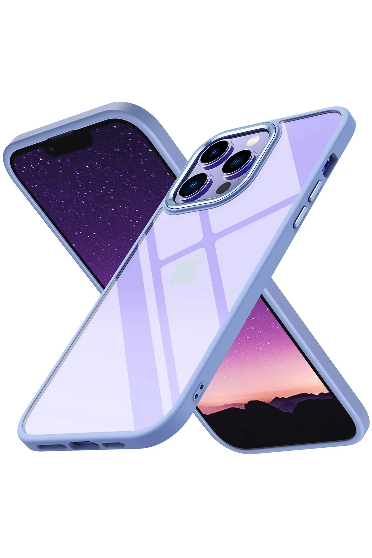 Newface iPhone 14 Pro Kılıf Power Silikon - Lila