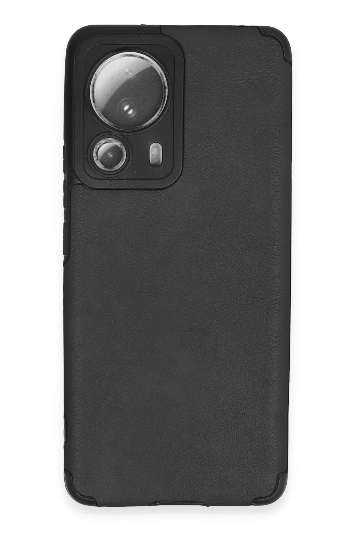 Newface Xiaomi Mi 13 Lite Kılıf Loop Deri Silikon - Siyah