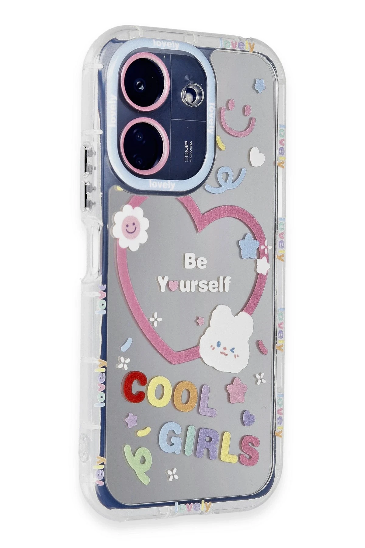 Newface Xiaomi Redmi 13C Kılıf Reflexion Desenli Kapak - Desen 1