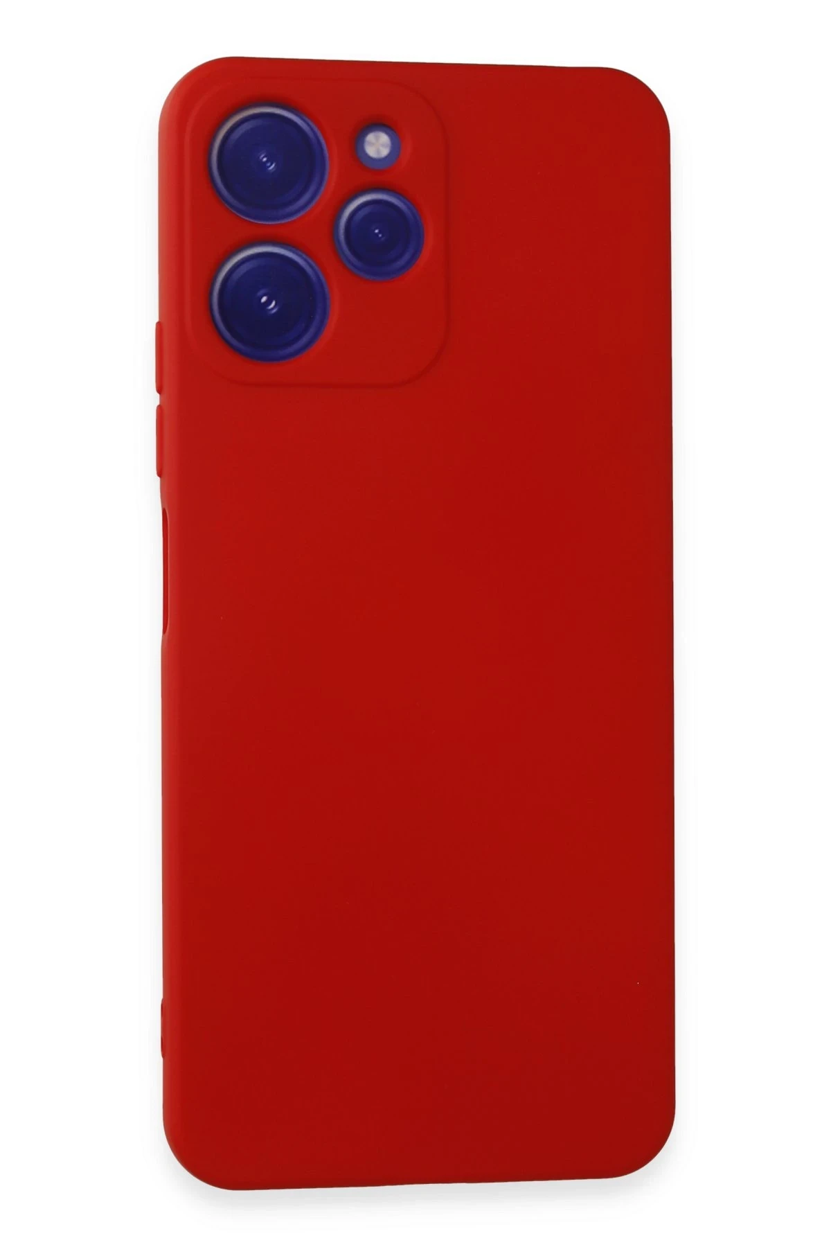 Newface Xiaomi Redmi 12 Kılıf Nano içi Kadife Silikon - Kırmızı