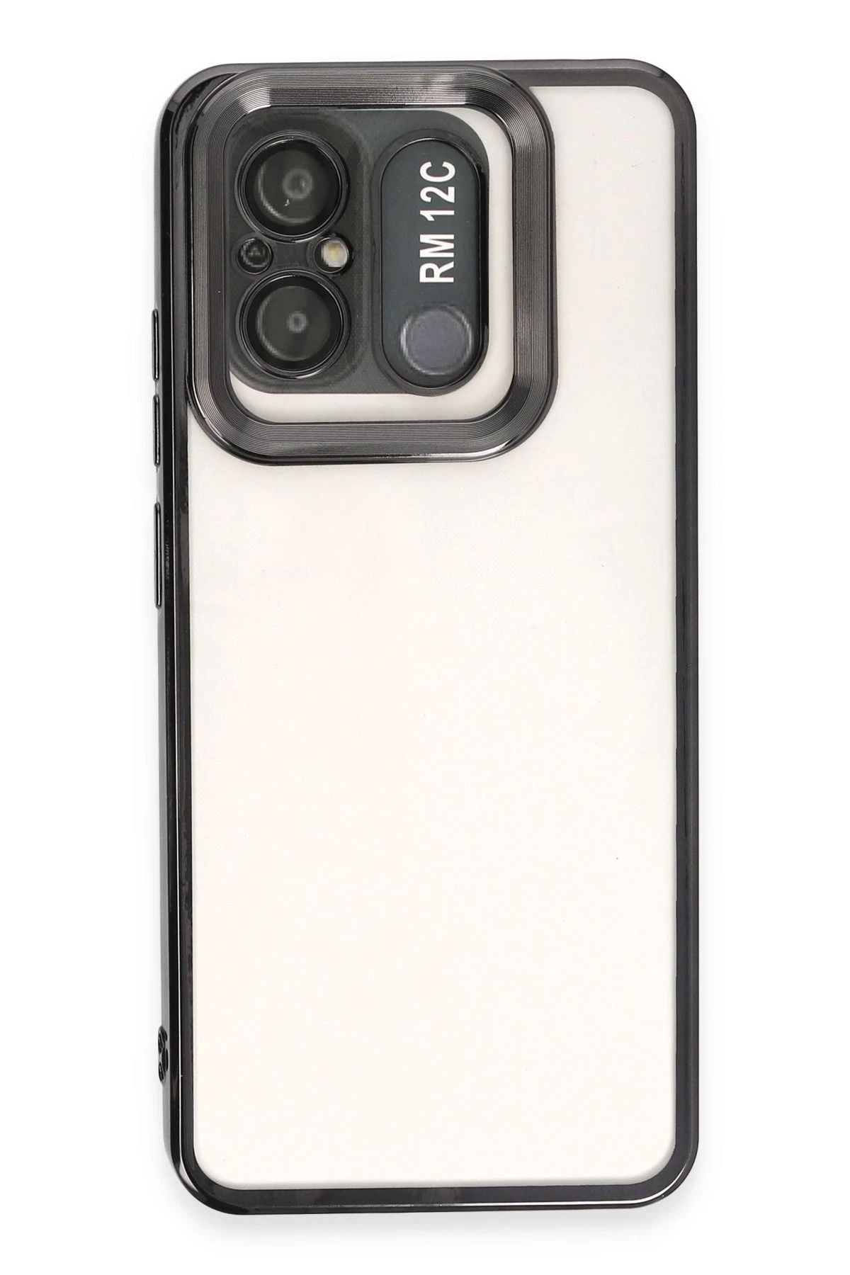Newface Xiaomi Redmi 12C Kılıf Slot Silikon - Siyah