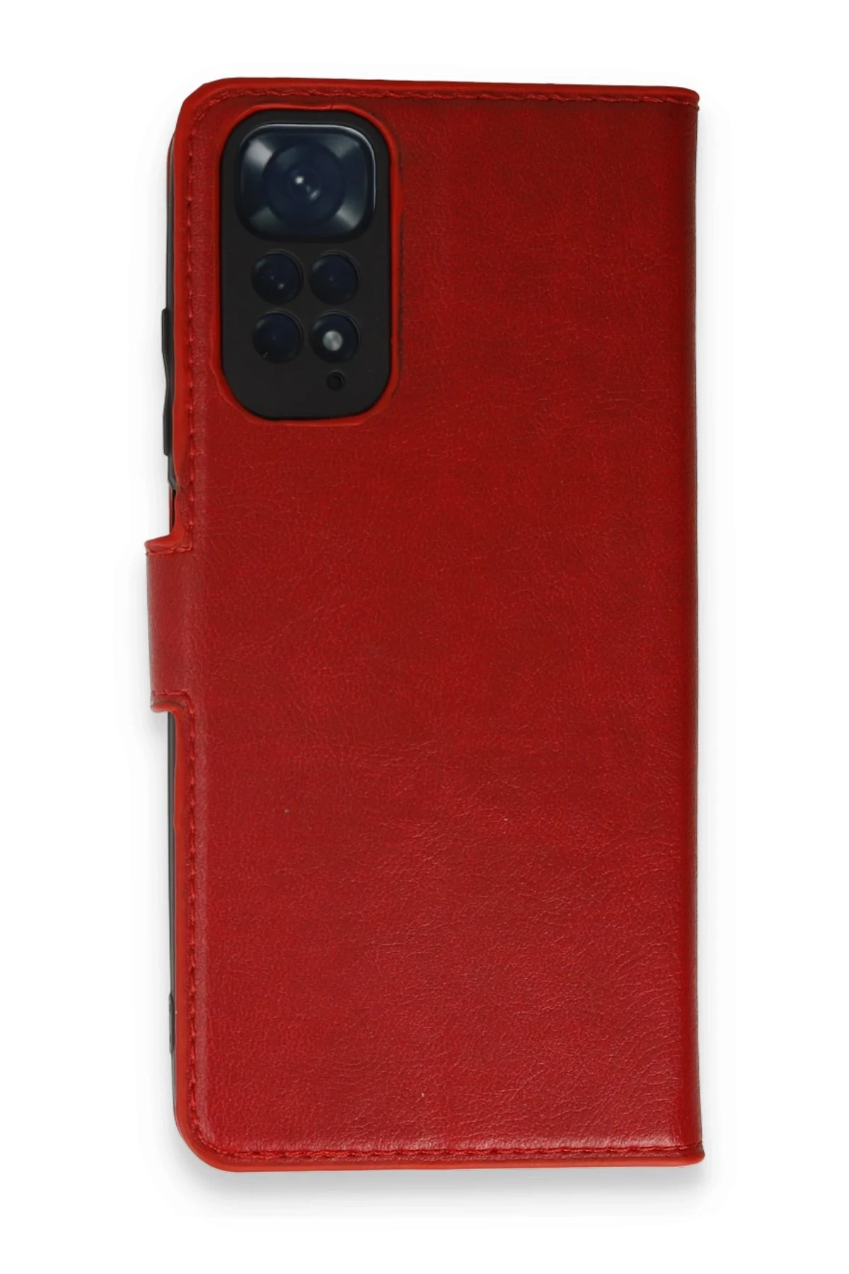 Newface Xiaomi Redmi Note 11 Pro Kılıf Trend S Plus Kapaklı Kılıf - Kırmızı