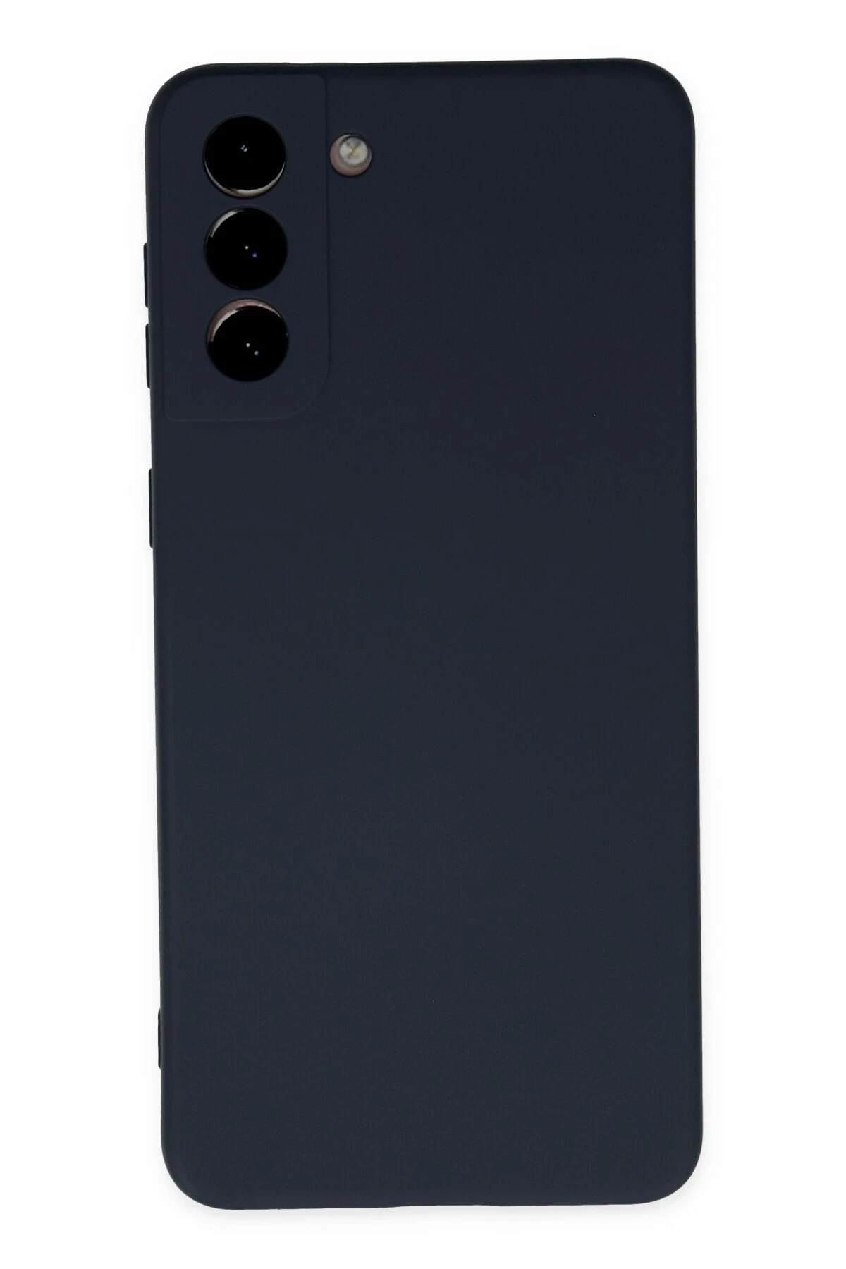 Newface Samsung Galaxy S21 Plus Kılıf Nano içi Kadife Silikon - Lacivert