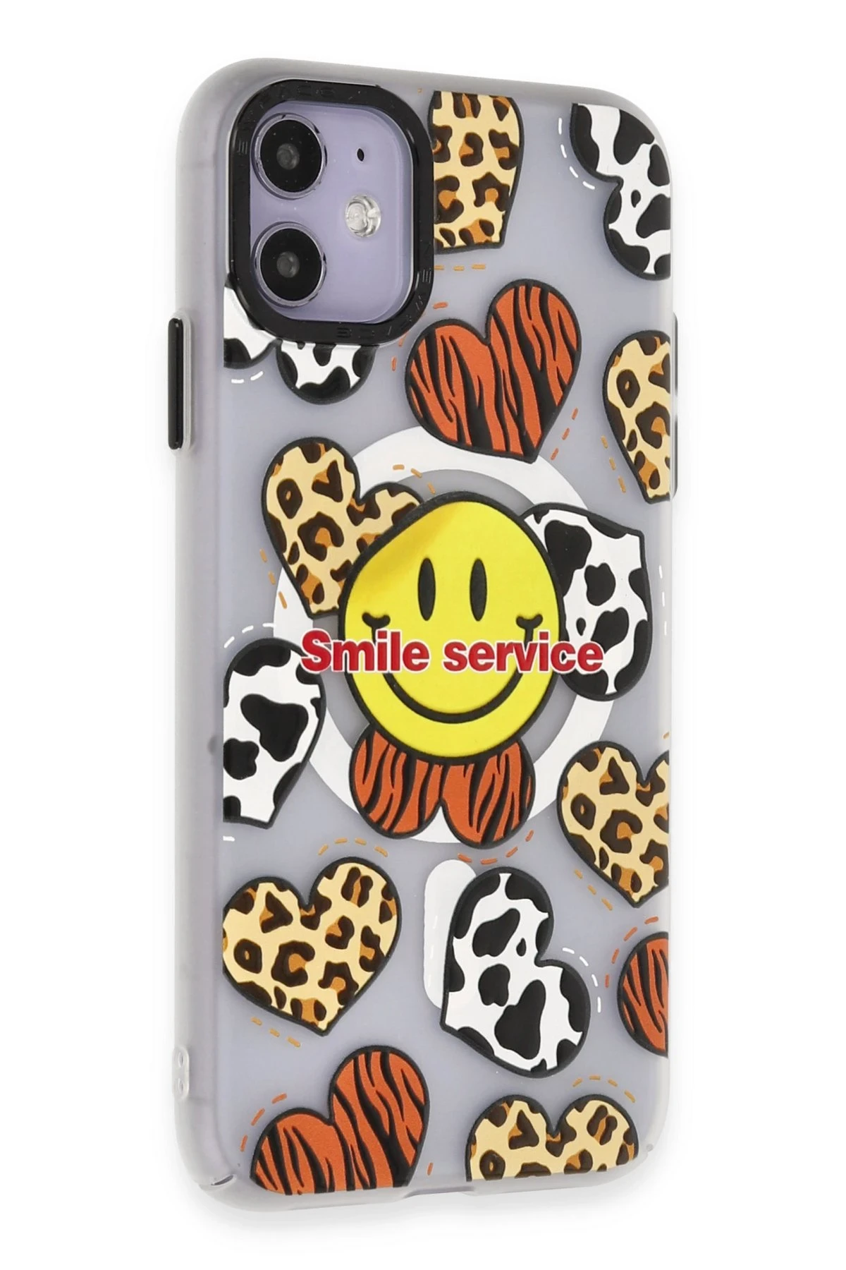 Newface iPhone 12 Kılıf Apollo Magneticsafe Desenli Kapak - Apollo Şeffaf - 2