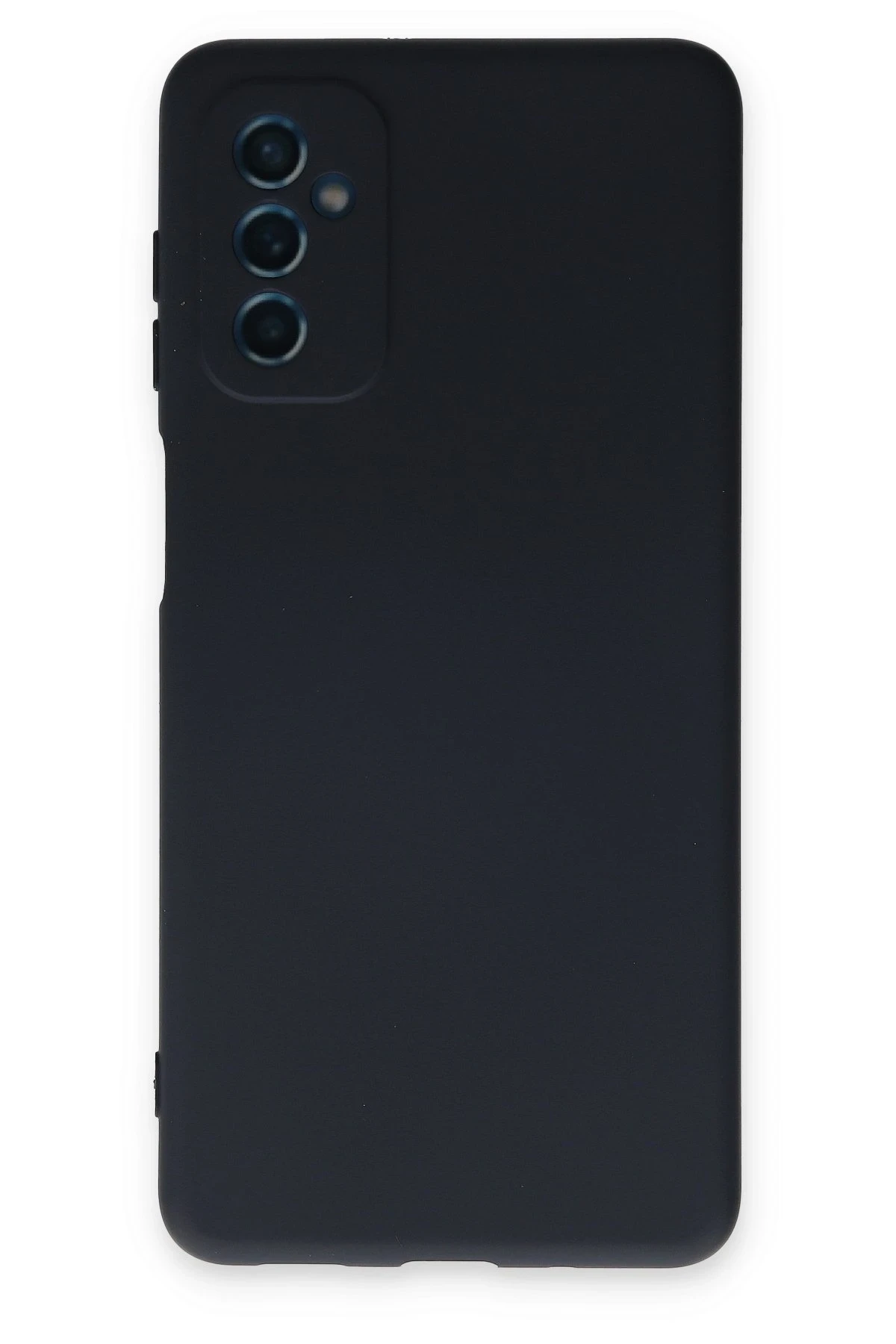 Newface Samsung Galaxy M52 5G Kılıf Nano içi Kadife Silikon - Lacivert