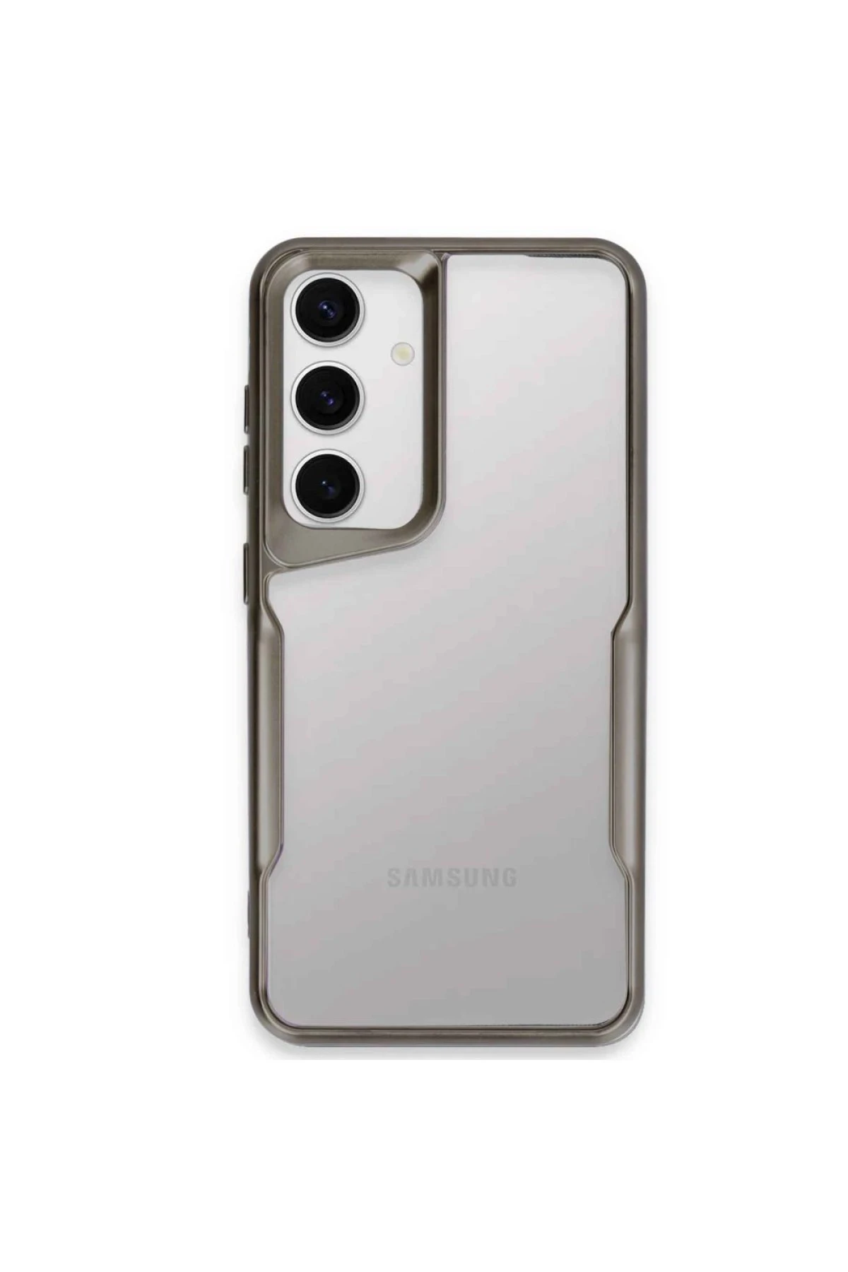 Newface Samsung Galaxy A25 5G Kılıf Boyi Silikon Kapak - Titan Gri
