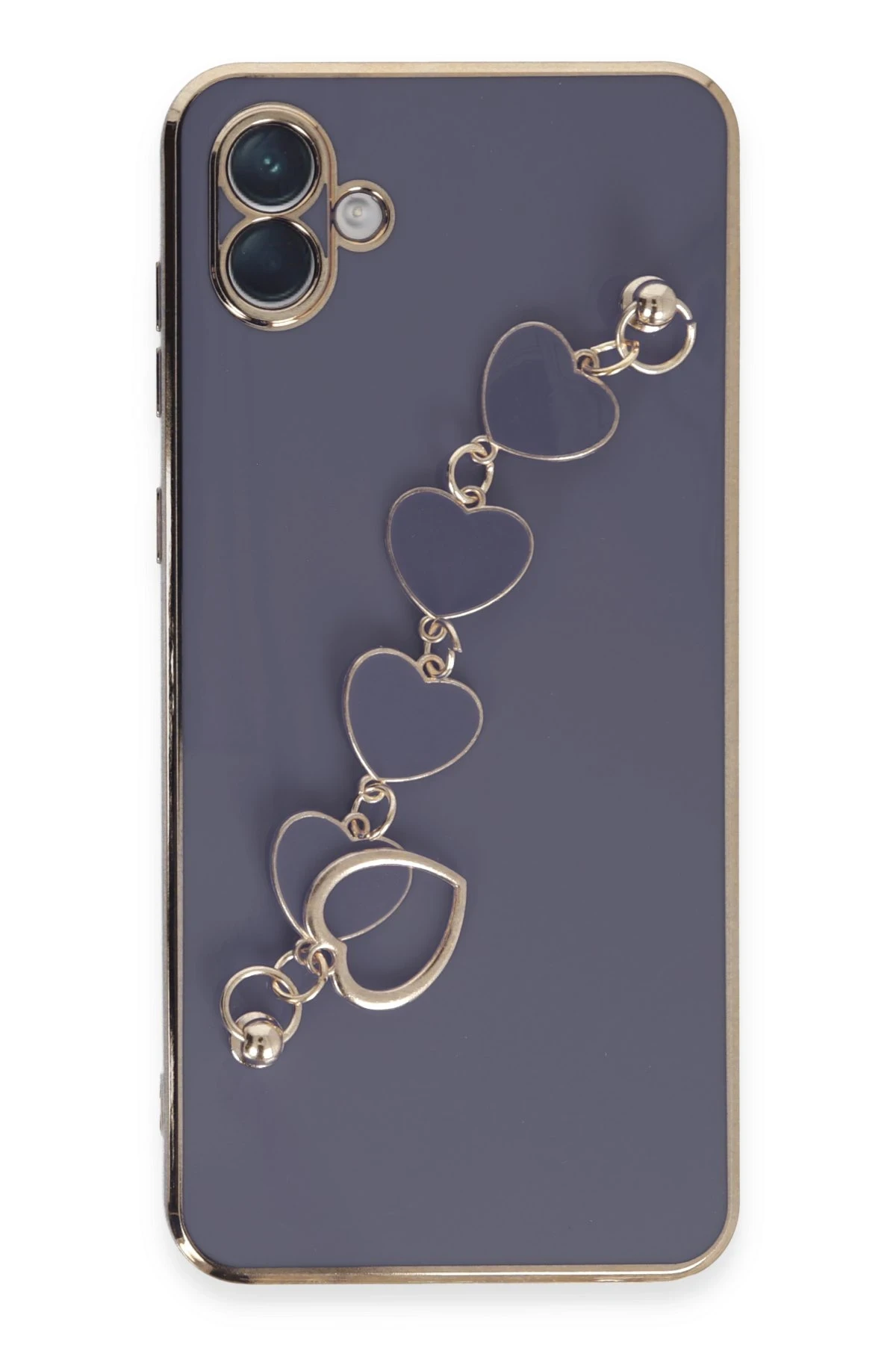 Newface Samsung Galaxy A04E Kılıf Esila Silikon - Gri