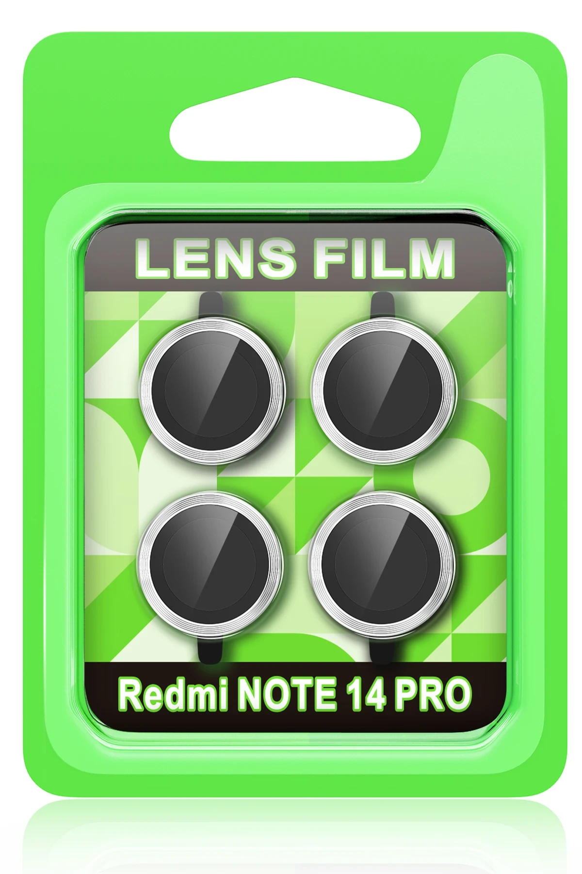 Newface Xiaomi Redmi Note 14 Pro 5G Raze Metal Kamera Lens - Gümüş