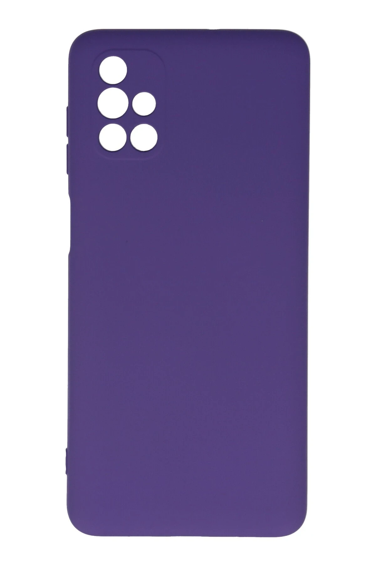 Newface Samsung Galaxy M51 Kılıf Nano içi Kadife Silikon - Mor