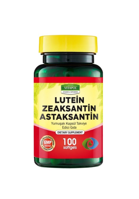 VİTAPOL LUTEİN ZEAKSANTİN ASTAKSANTİN 100 KAPSÜL