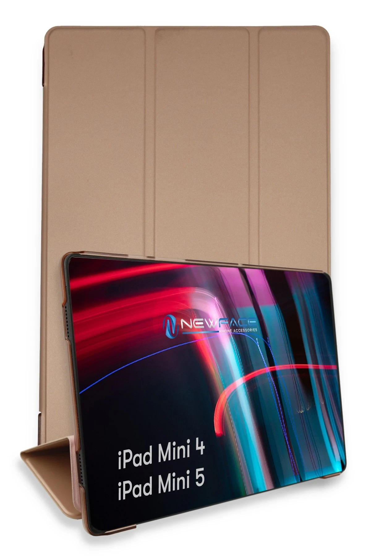 Newface iPad Mini 5 Kılıf Tablet Smart Kılıf - Rose Gold