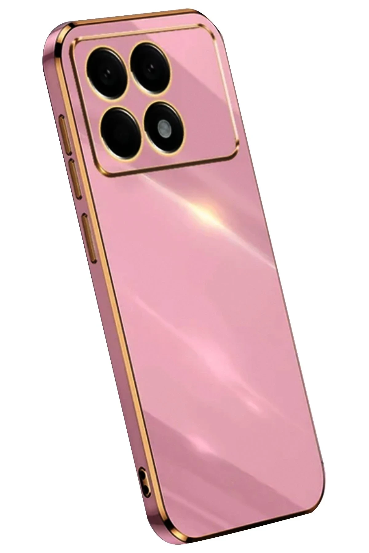 Newface Xiaomi Poco X6 Pro Kılıf Volet Silikon - Mor