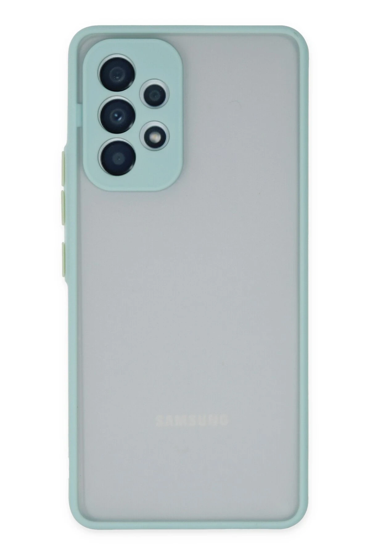 Newface Samsung Galaxy A13 4G Kılıf Montreal Silikon Kapak - Turkuaz