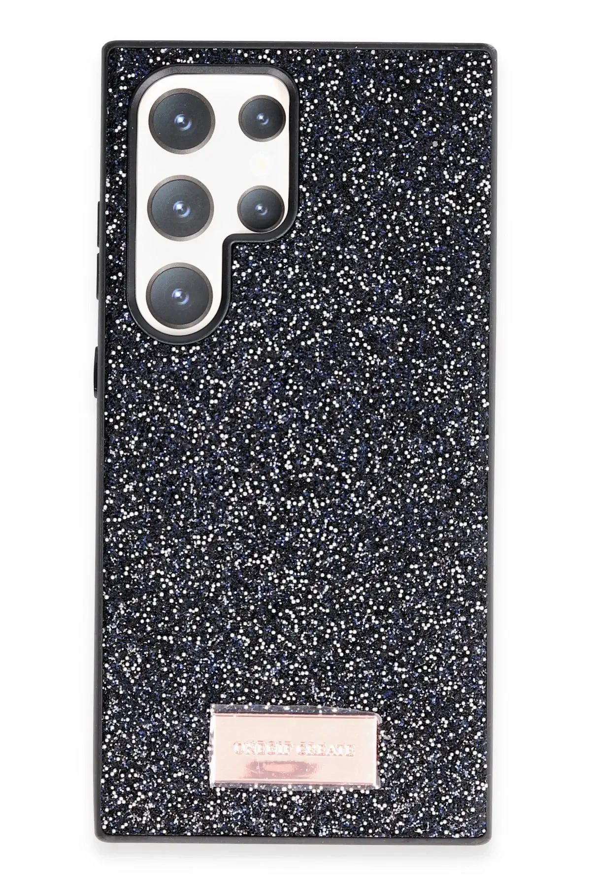 Onegif Samsung Galaxy S24 Ultra Bright Simli Kapak - Siyah