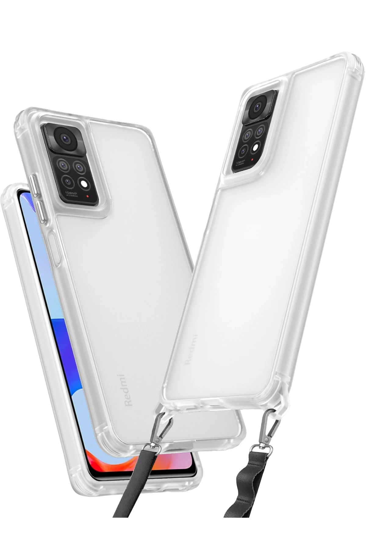 Newface Xiaomi Redmi Note 11 Pro Kılıf Penta Silikon Kılıf - Şeffaf