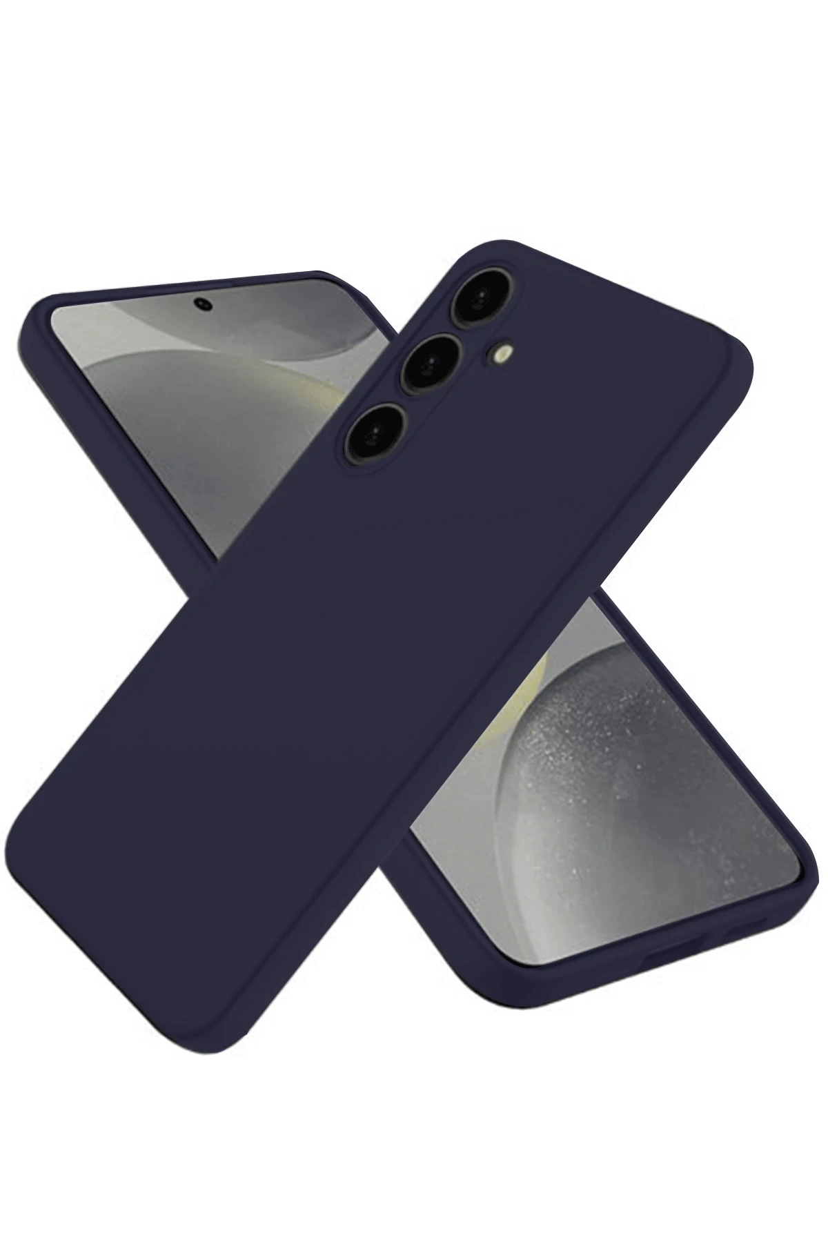 Newface Samsung Galaxy A26 Kılıf Nano içi Kadife Silikon - Lacivert