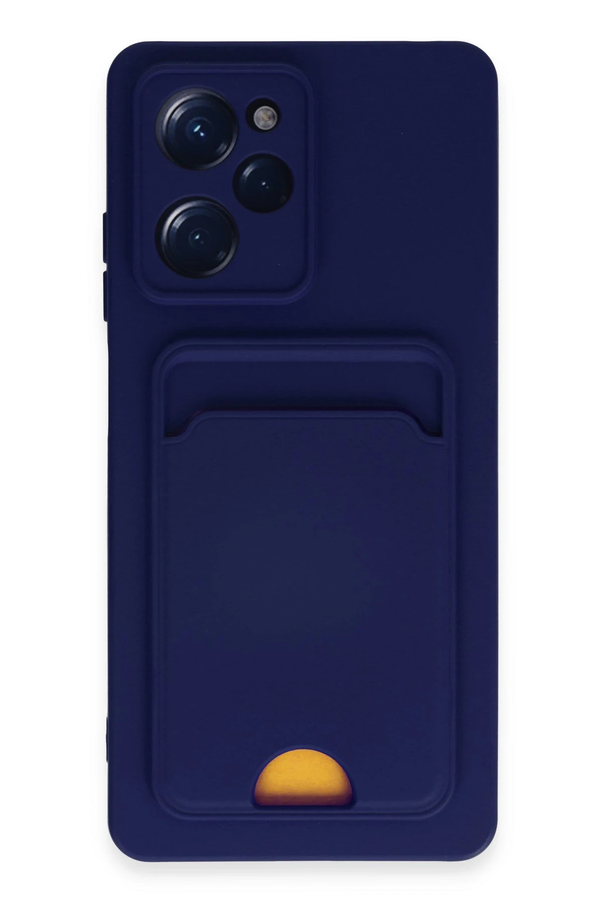 Newface Xiaomi Poco X5 Pro 5G Kılıf Kelvin Kartvizitli Silikon - Lacivert