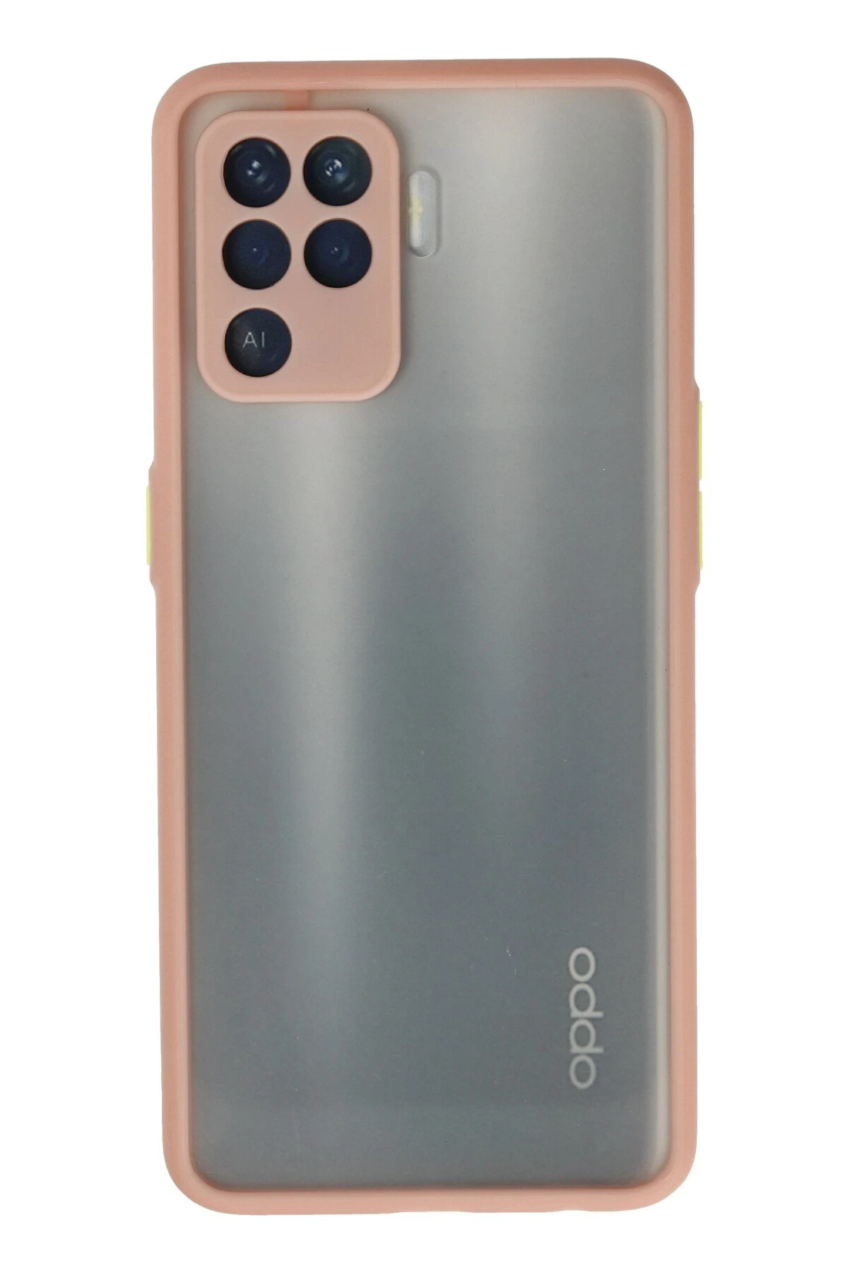 Newface Oppo Reno 5 Lite Kılıf Montreal Silikon Kapak - Pembe