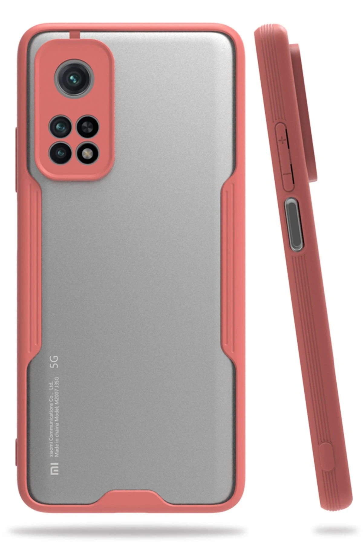 Newface Xiaomi Mi 10T Pro Kılıf Platin Silikon - Pembe