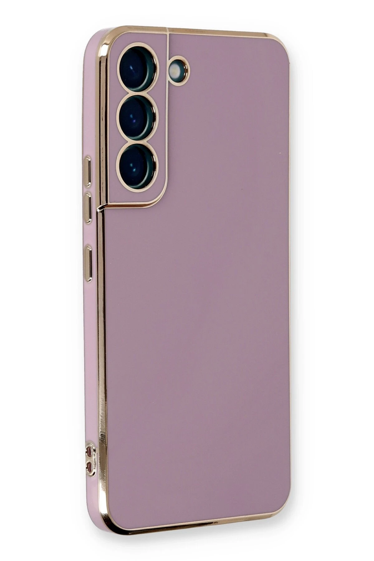 Newface Samsung Galaxy S22 Plus Kılıf Volet Silikon - Mor