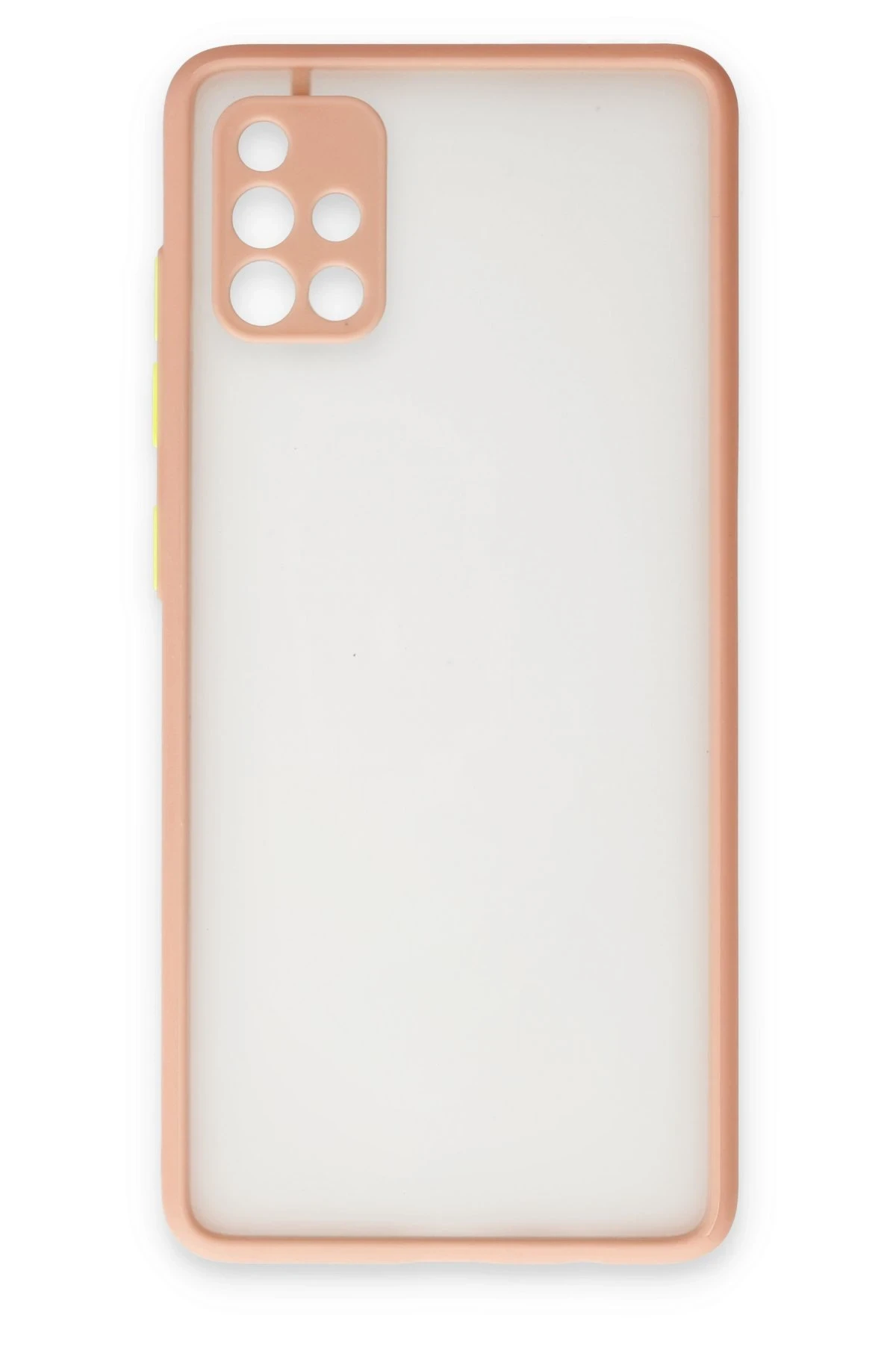 Newface Samsung Galaxy A51 Kılıf Montreal Silikon Kapak - Pembe