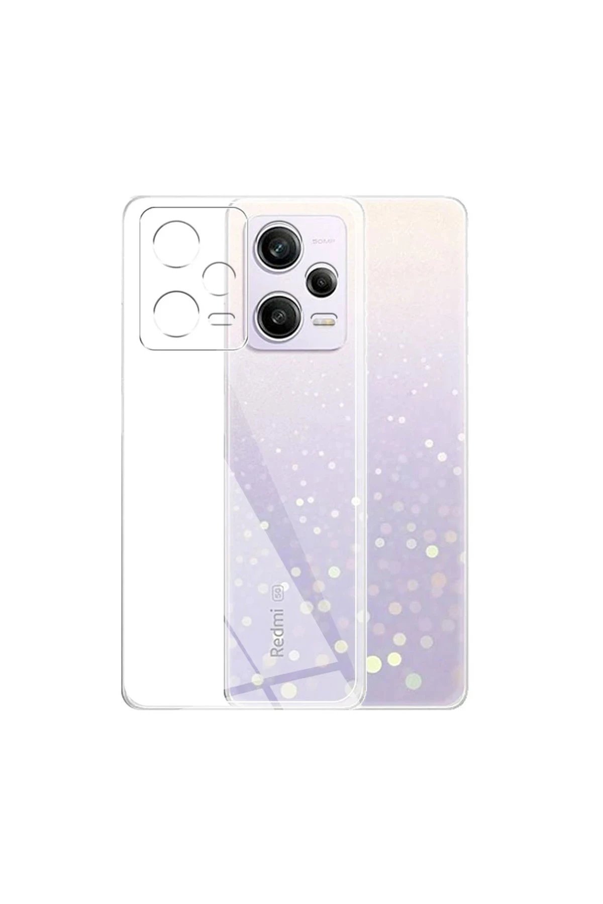Newface Xiaomi Redmi Note 12 5G Kılıf Lüx Şeffaf Silikon