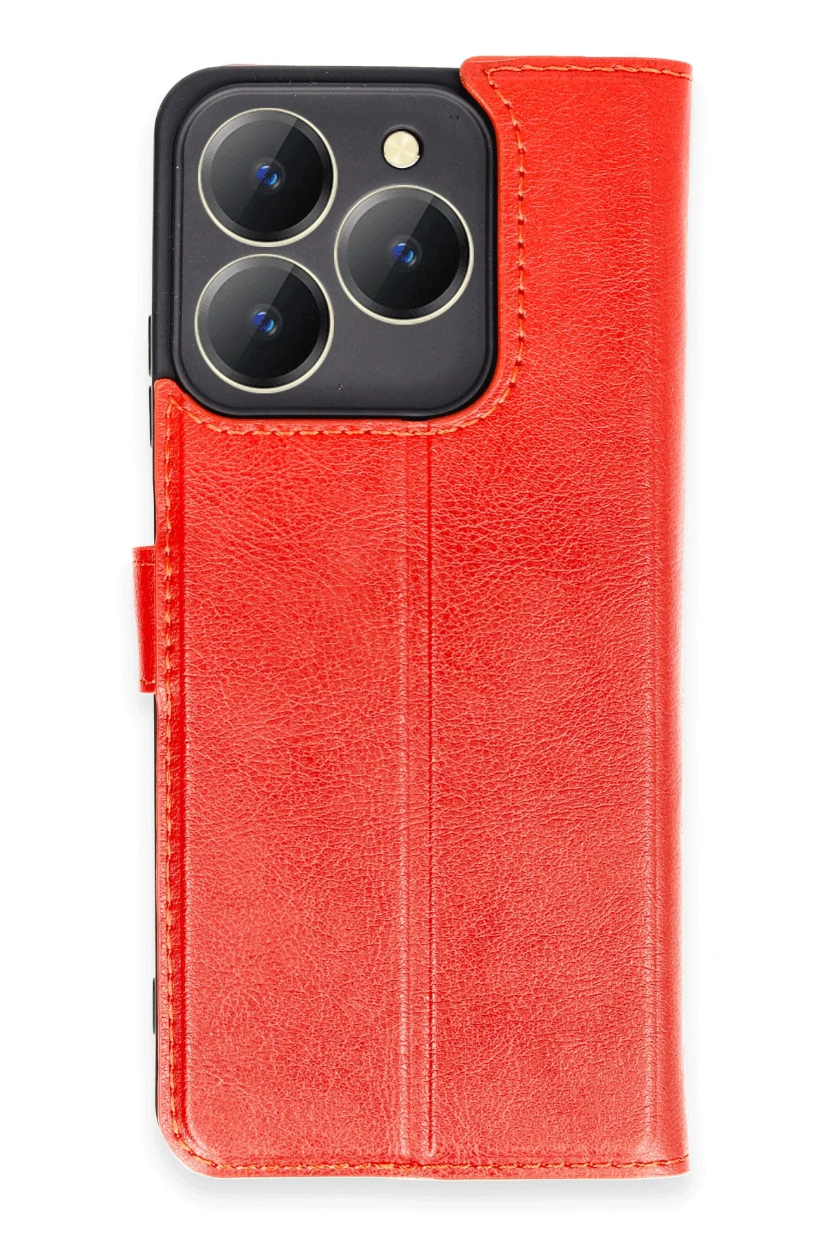 Newface Realme C63 Kılıf Trend S Plus Kapaklı Kılıf - Kırmızı