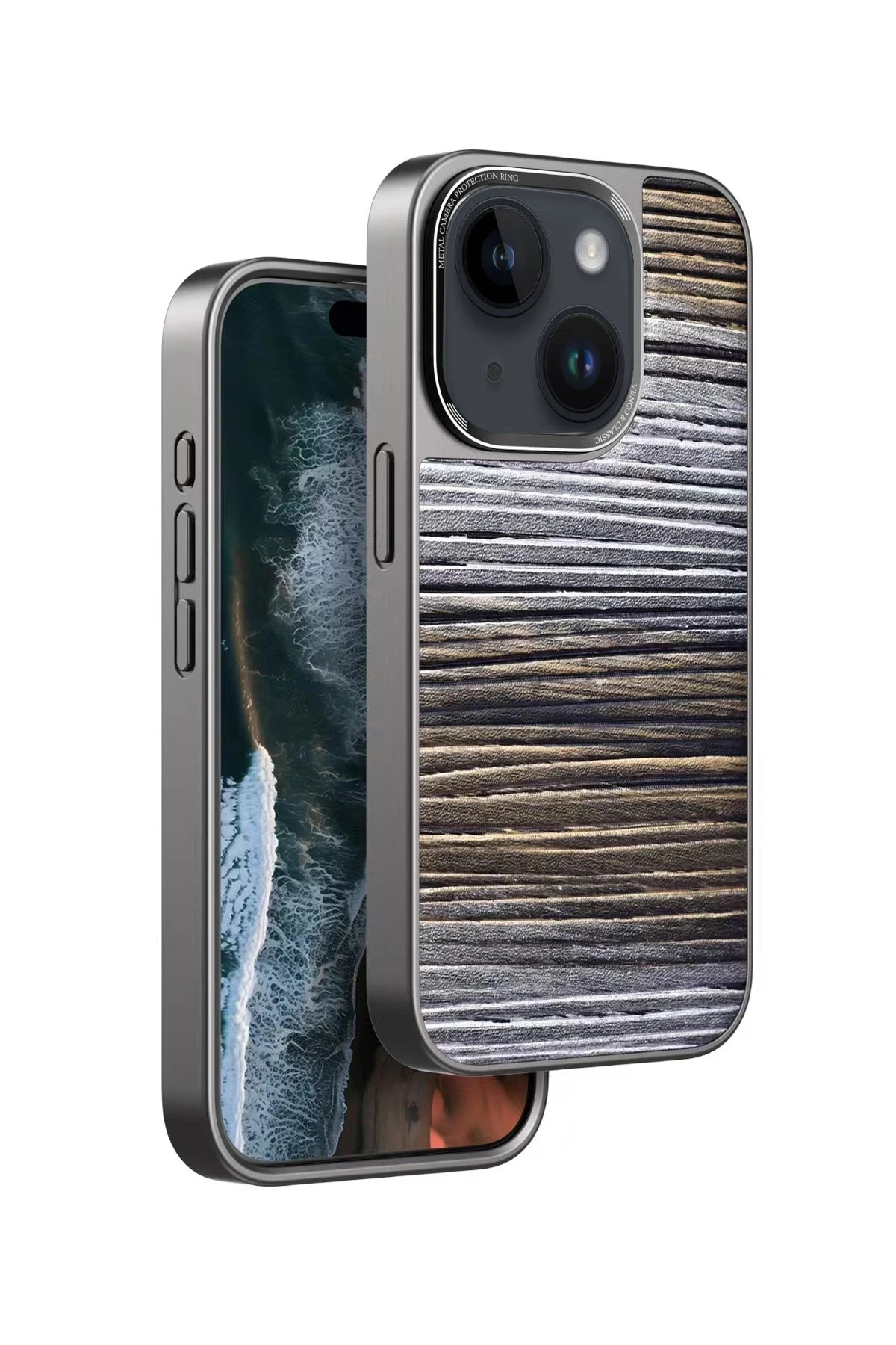 Venco iPhone 15 Wave Kapak - Sarı