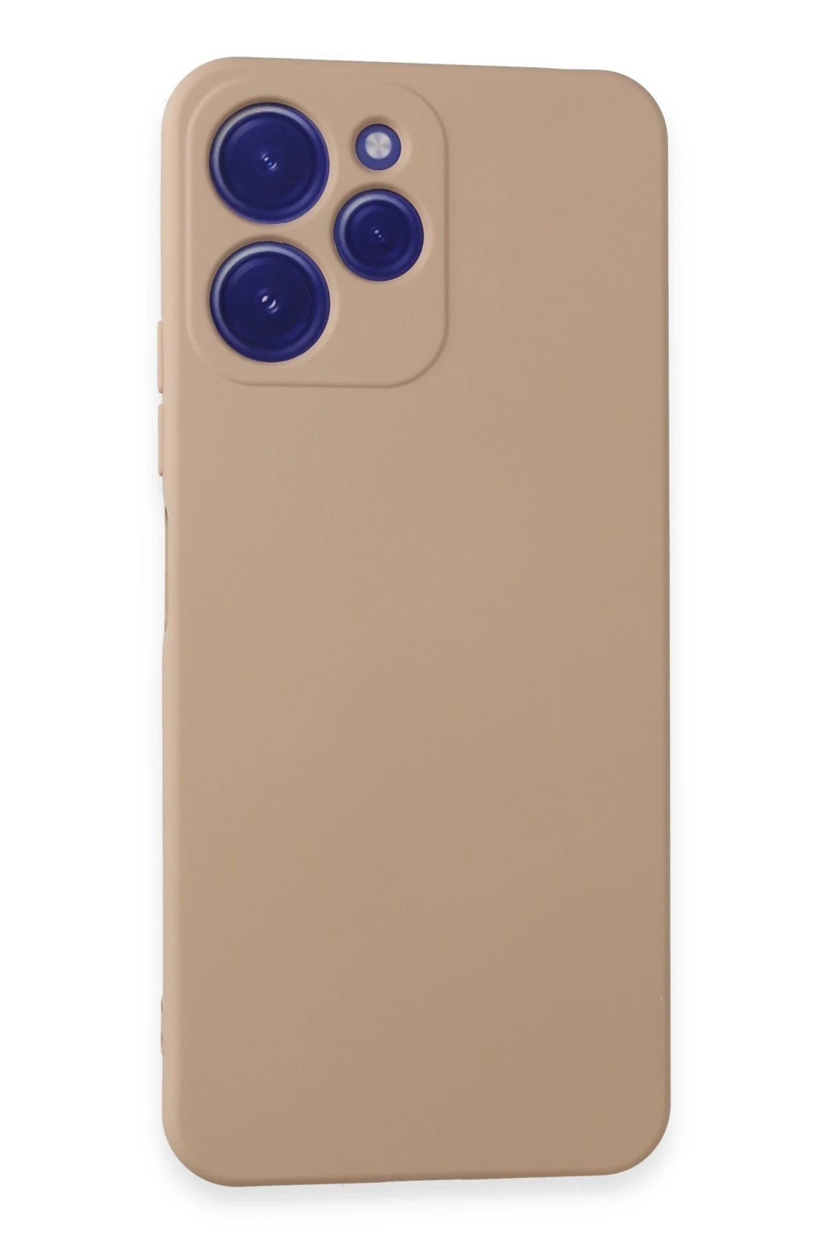 Newface Xiaomi Redmi 12 Kılıf Nano içi Kadife Silikon - Pudra