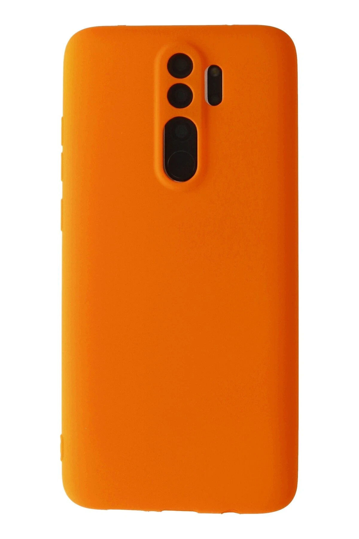Newface Xiaomi Redmi Note 8 Pro Kılıf First Silikon - Turuncu