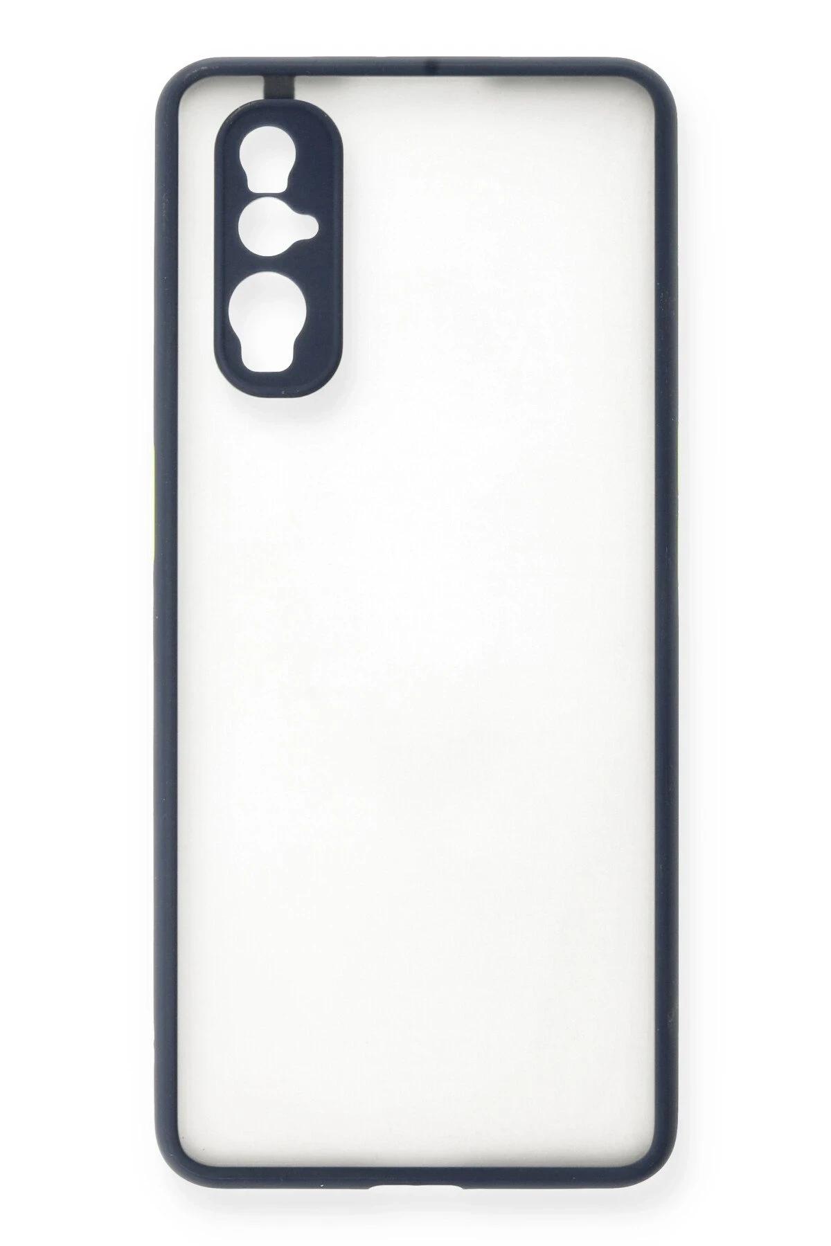 Newface Oppo Find X2 Kılıf Montreal Silikon Kapak - Lacivert