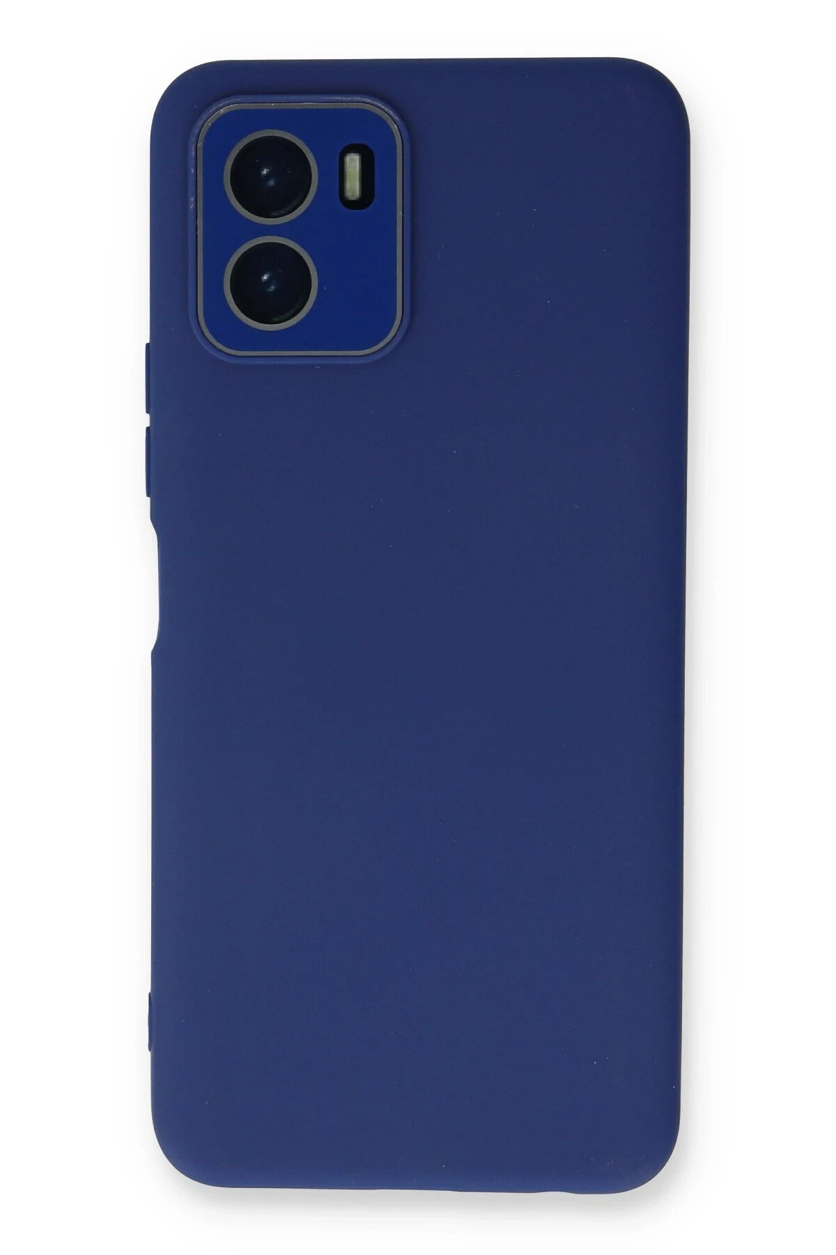 Newface Vivo Y15S Kılıf Lansman Glass Kapak - Sky Blue