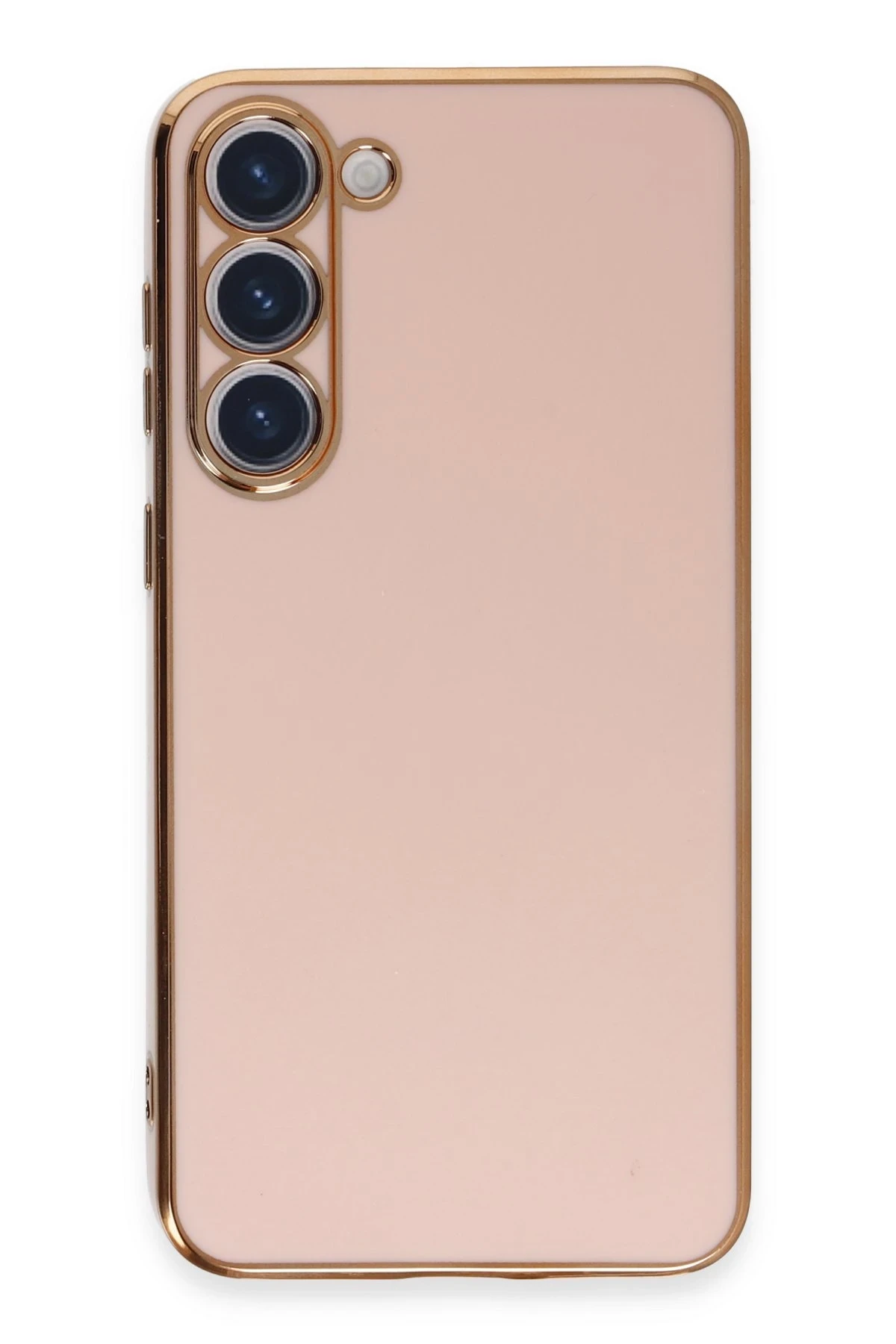 Newface Samsung Galaxy S23 Kılıf Volet Silikon - Pembe
