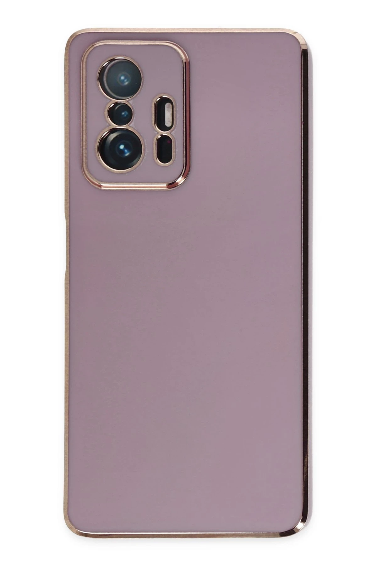 Newface Xiaomi Mi 11T Pro Kılıf Volet Silikon - Mor