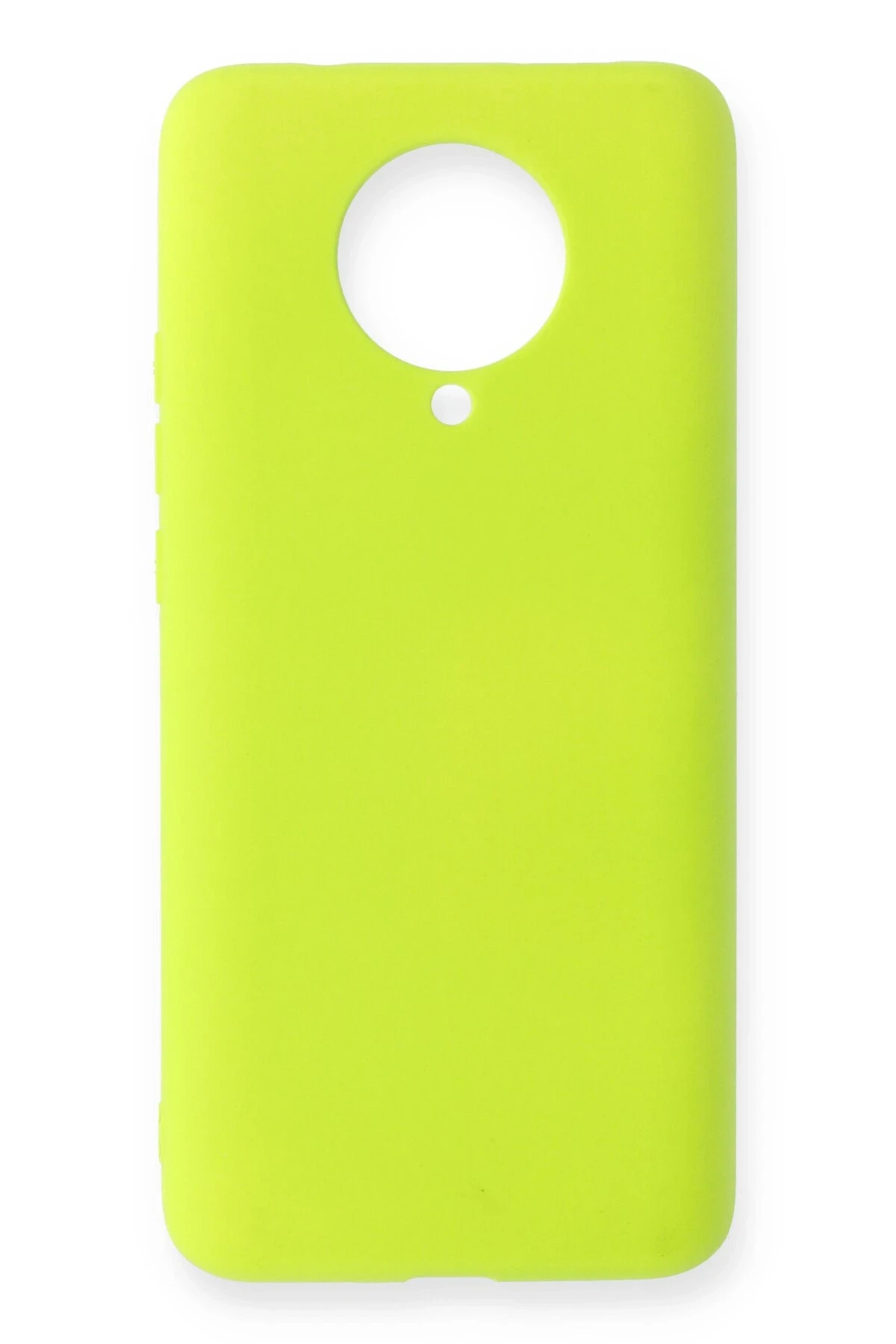 Newface Xiaomi Redmi K30 Pro Kılıf Nano içi Kadife Silikon - Sarı