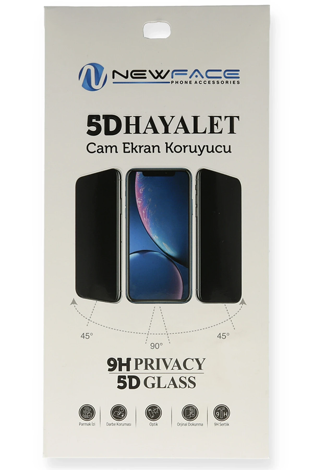 Newface Oppo A73 5D Hayalet Cam Ekran Koruyucu