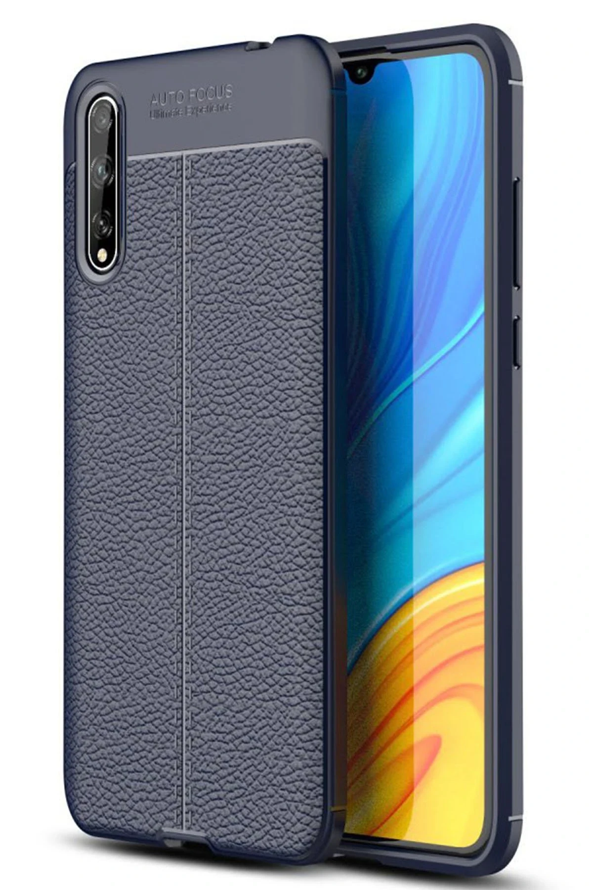 Newface Huawei P Smart S Kılıf Auto Focus Kapak - Lacivert