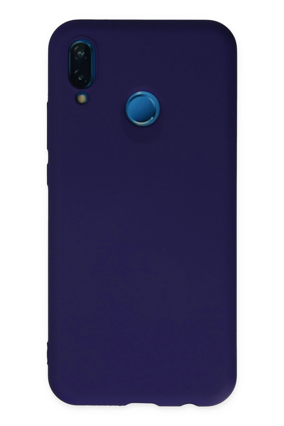 Newface Huawei P20 Lite Kılıf Nano içi Kadife Silikon - Mor