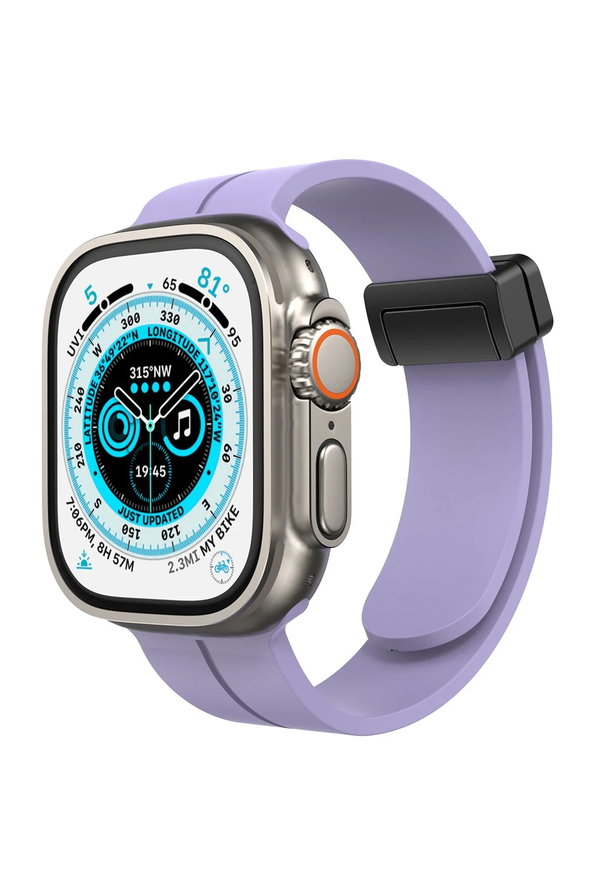 Newface Apple Watch 38mm KR412 Elegance Stylısh Kordon - Lila