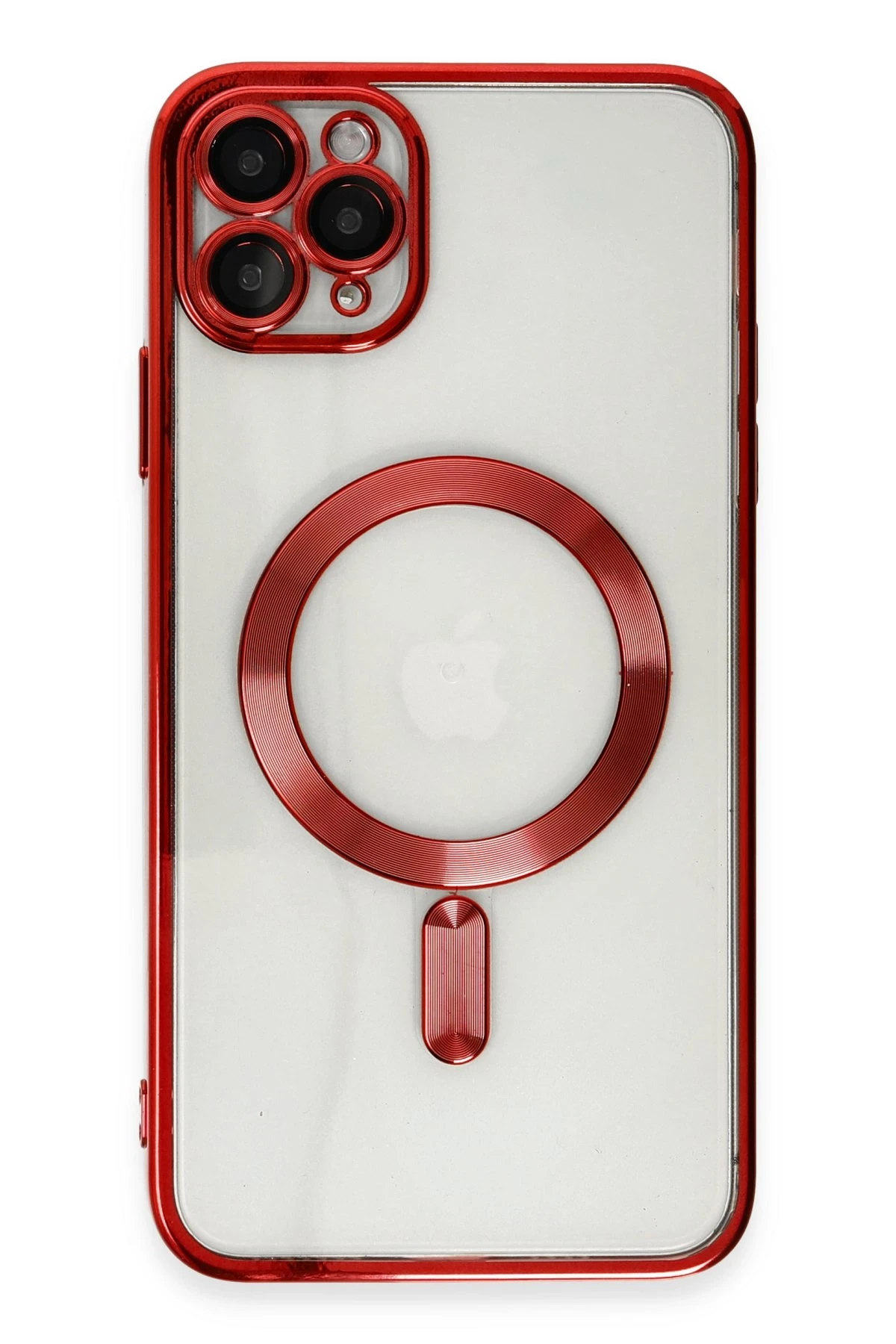 Newface iPhone 11 Pro Kılıf Kross Magneticsafe Kapak - Kırmızı