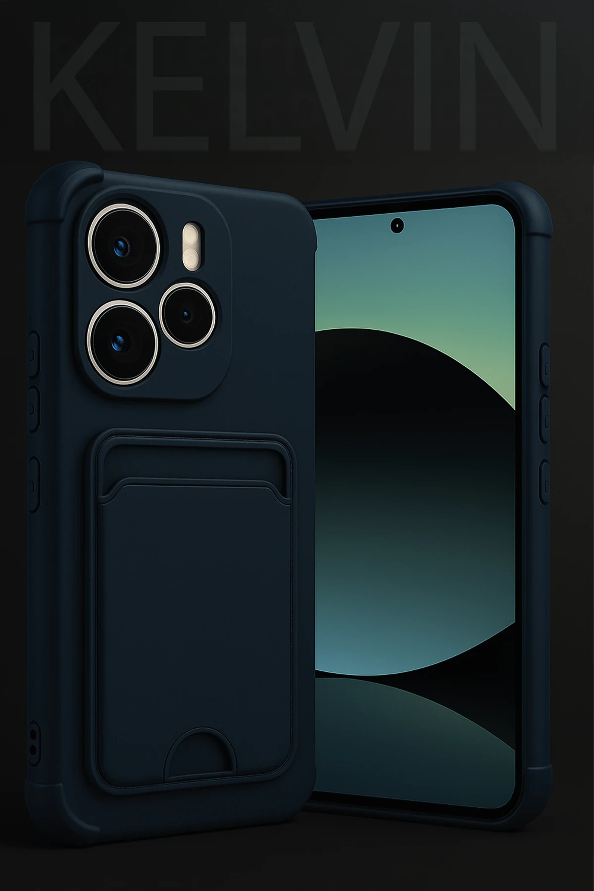Newface Xiaomi Redmi Note 14 4G Kelvin Kartvizitli Silikon - Siyah
