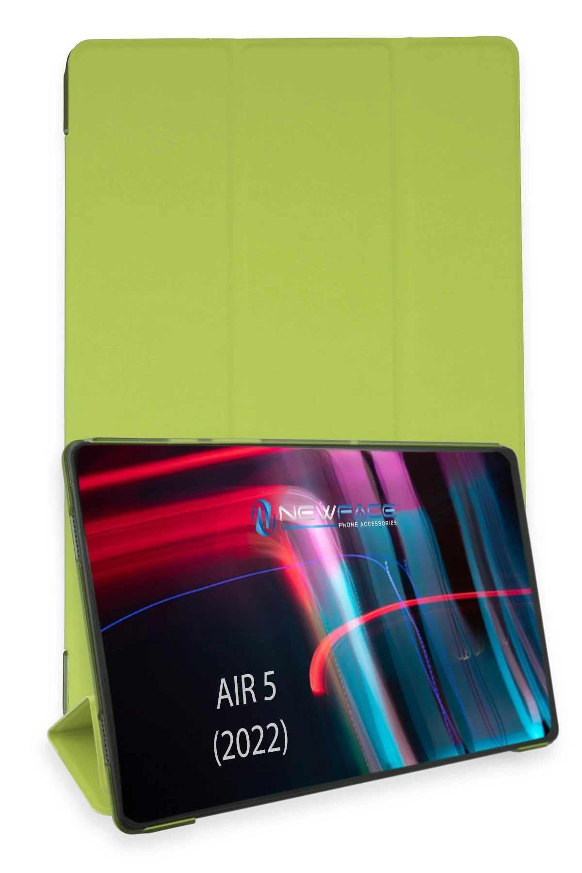 Newface iPad Air 5 (2022) Kılıf Tablet Smart Kılıf - Açık Yeşil