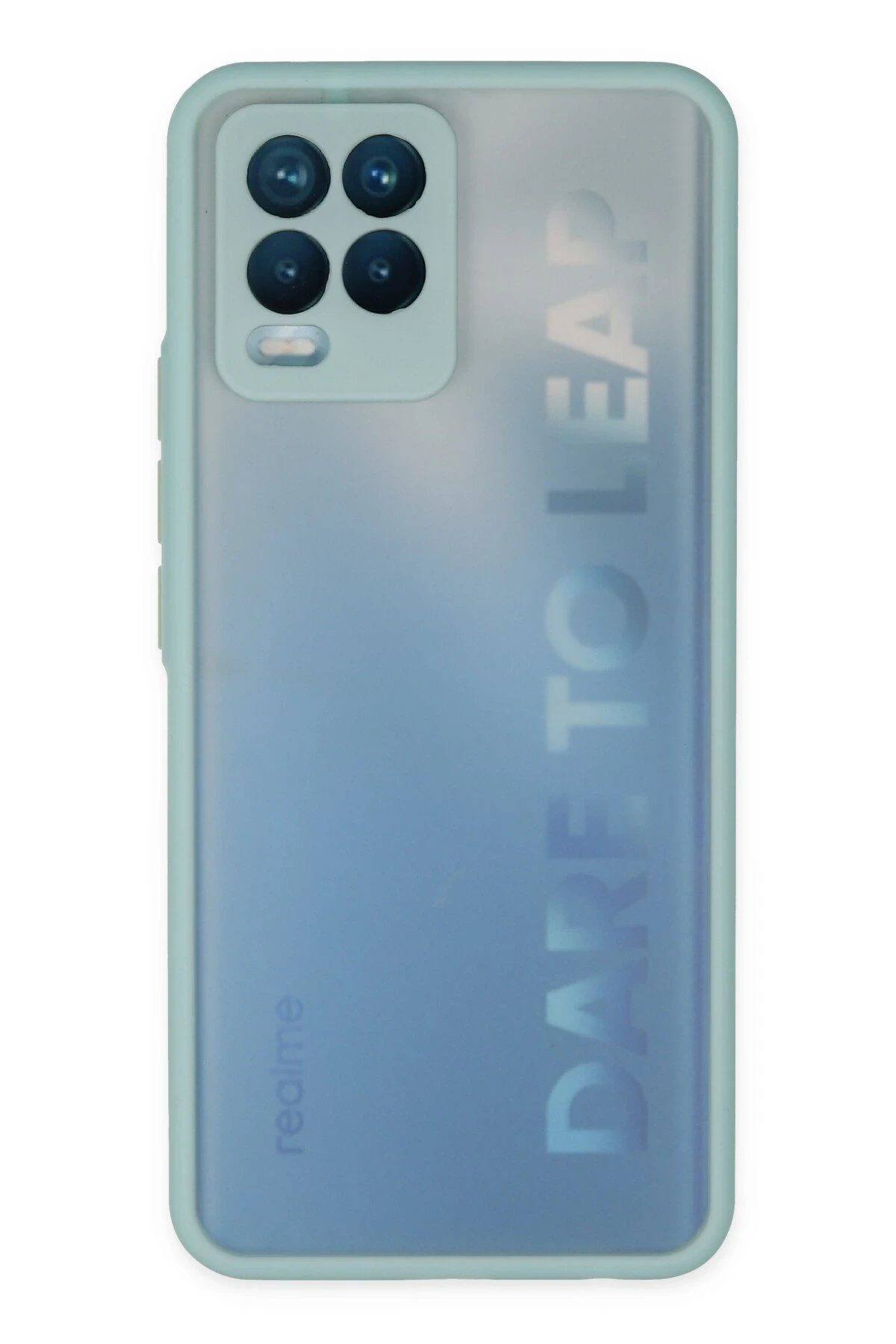 Newface Realme 8 Kılıf Montreal Silikon Kapak - Turkuaz
