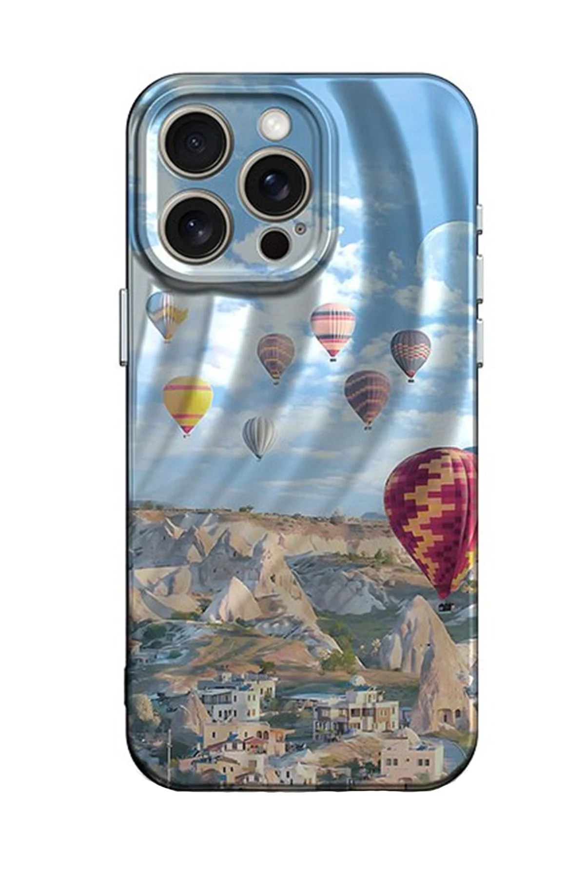 Newface iPhone 15 Pro Max Kılıf Crew Desenli Kapak - Kapadokya