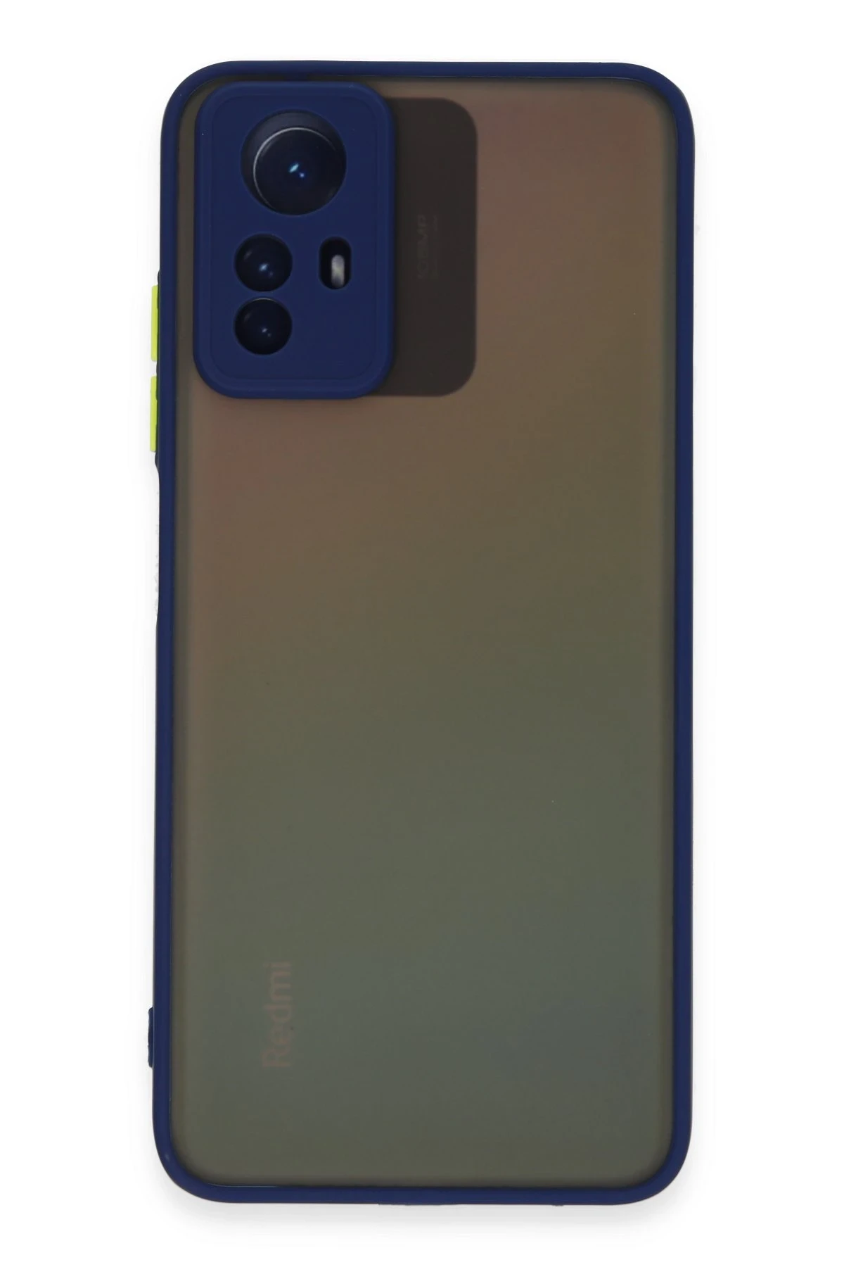 Newface Xiaomi Redmi Note 12S Kılıf Montreal Silikon Kapak - Lacivert