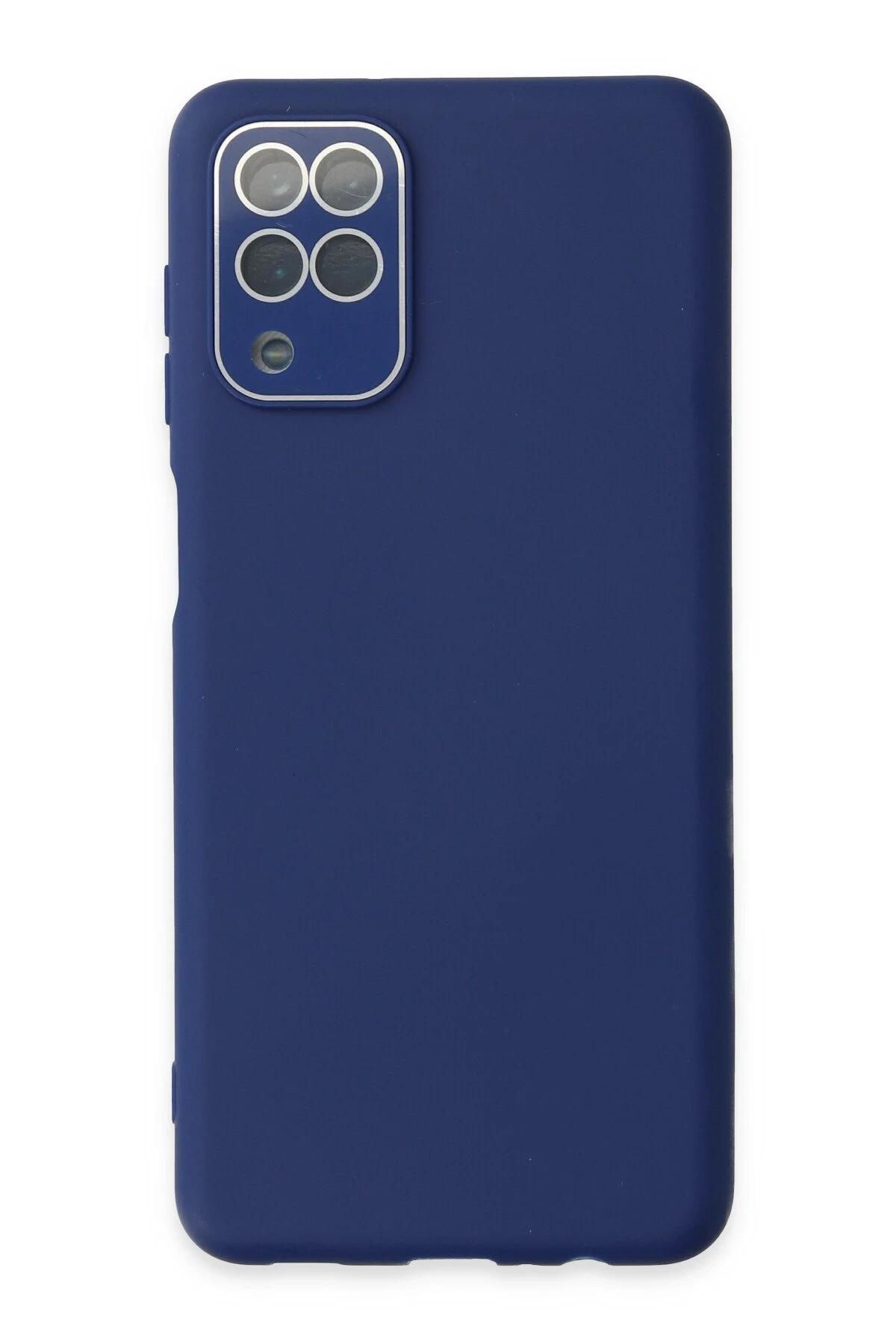 Newface Samsung Galaxy A22 Kılıf Lansman Glass Kapak - Sky Blue